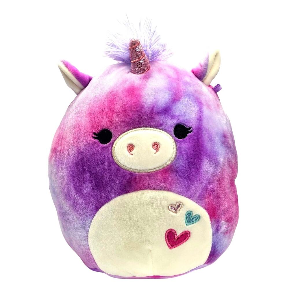 Squishmallows Eden Pink & Purple Tie Dye Unicorn 8" Plush Stuffed Toy